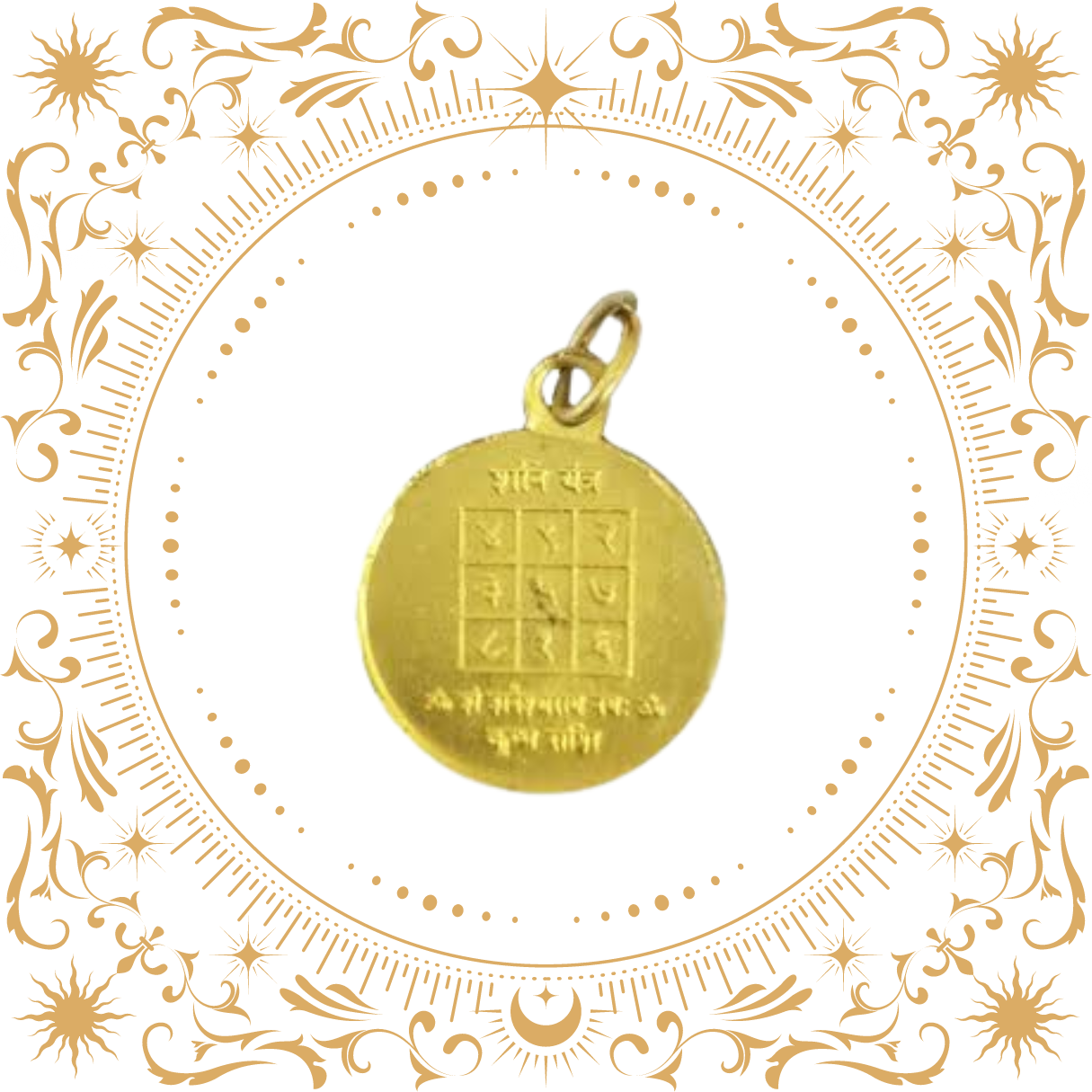 Meen Rashi Yantra Locket (Pisces zodiac)