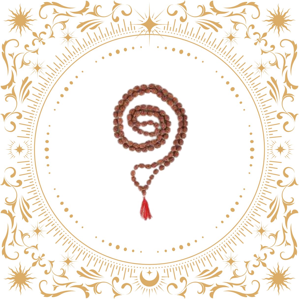 Original Rudraksha Mala 2-10 Mukhi
