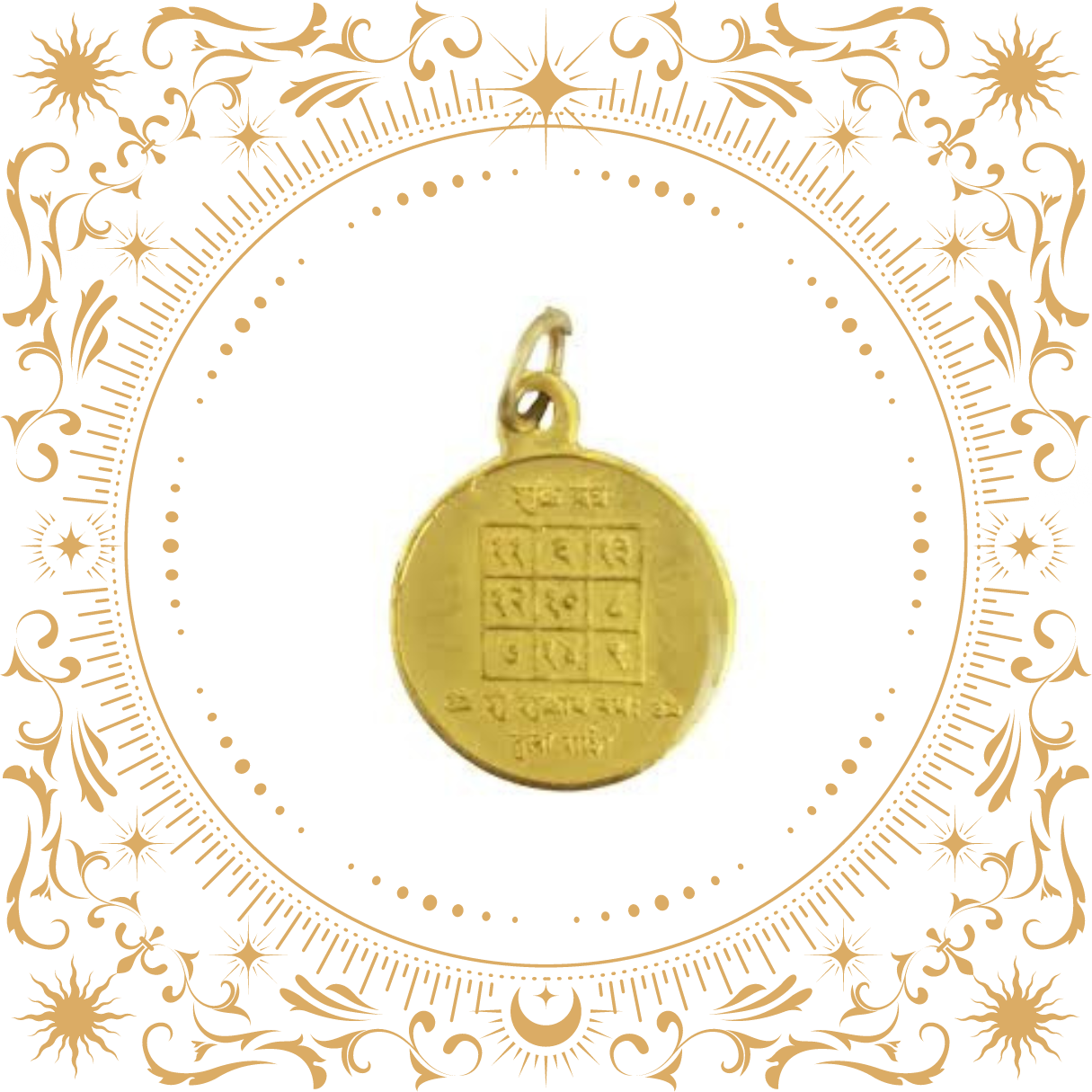 Vrishabh Rashi Yantra Locket (Taurus Zodiac)