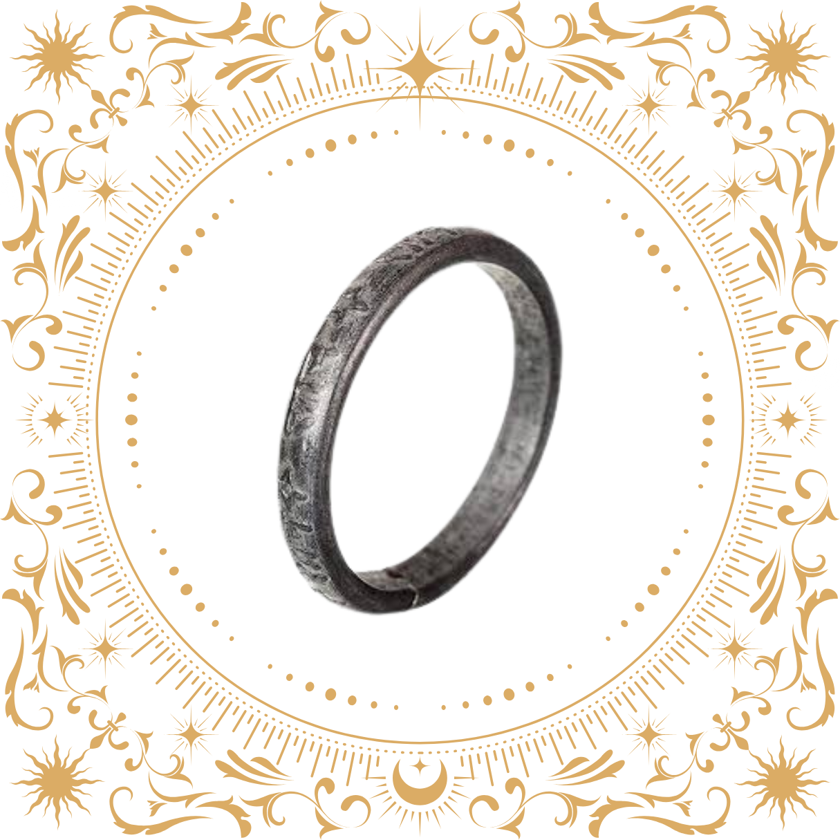 Kale Ghode Ki Naal Ring