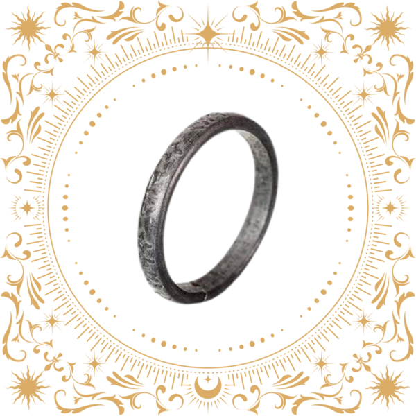 Kale Ghode Ki Naal Ring (Black Horse Shoe Ring)