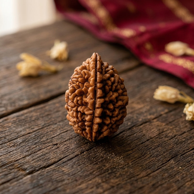 2 Mukhi Rudraksha Original